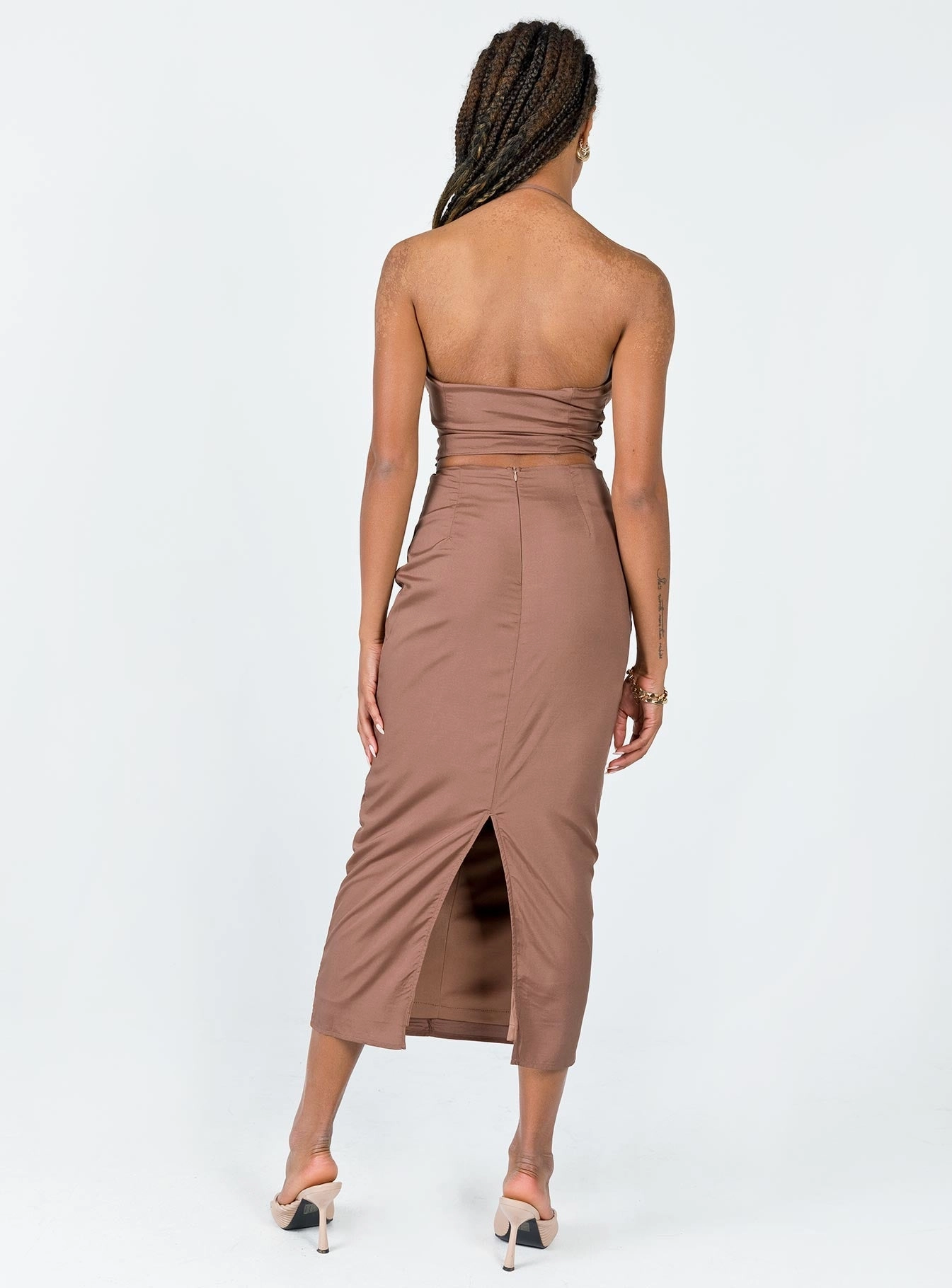 Tiered Layers Easy Style Amora Set Brown