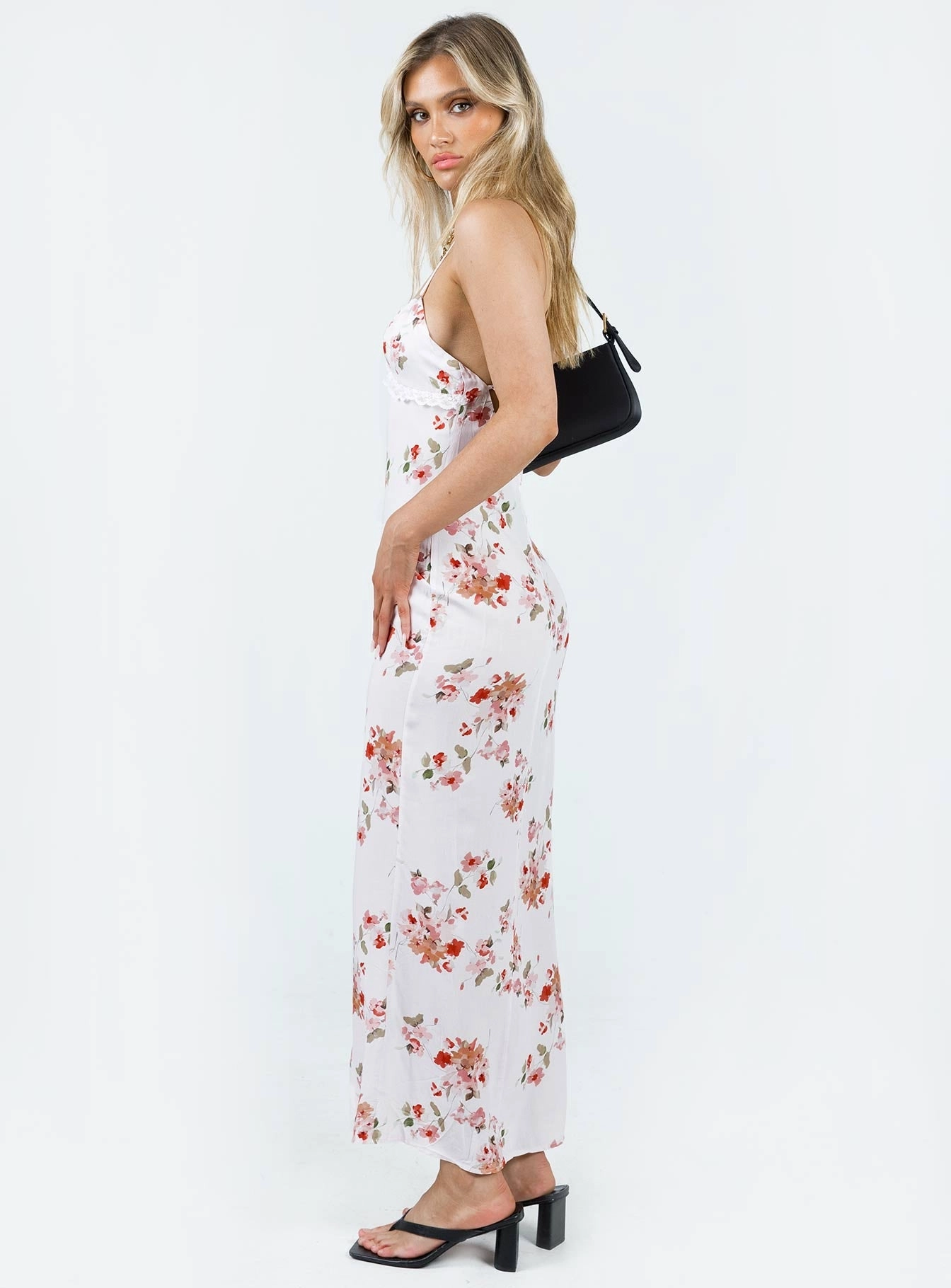 Casual Essential Amos Maxi Dress Pink Multi