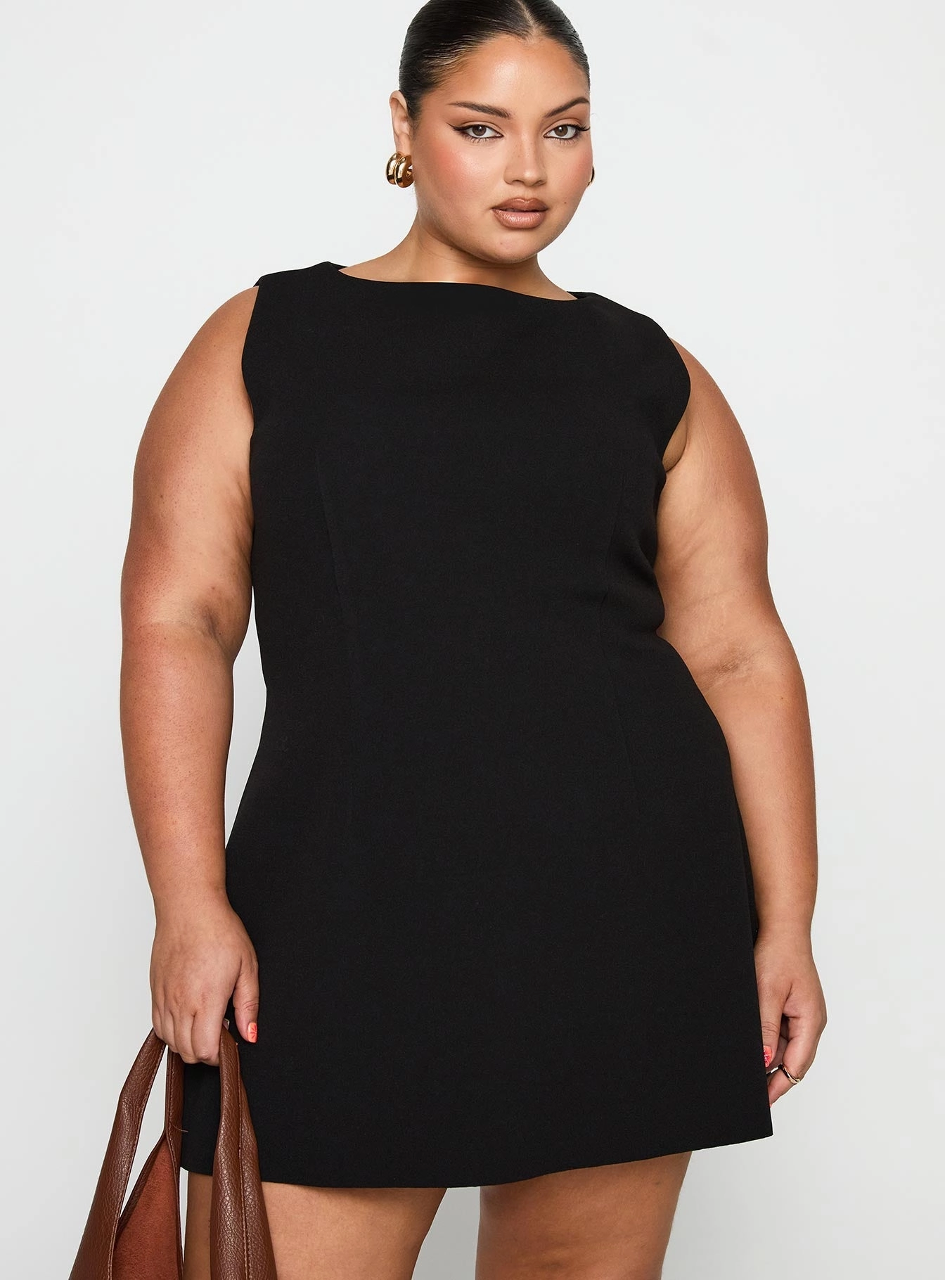 Contemporary Layer Festive Mood Anse Mini Dress Black Curve