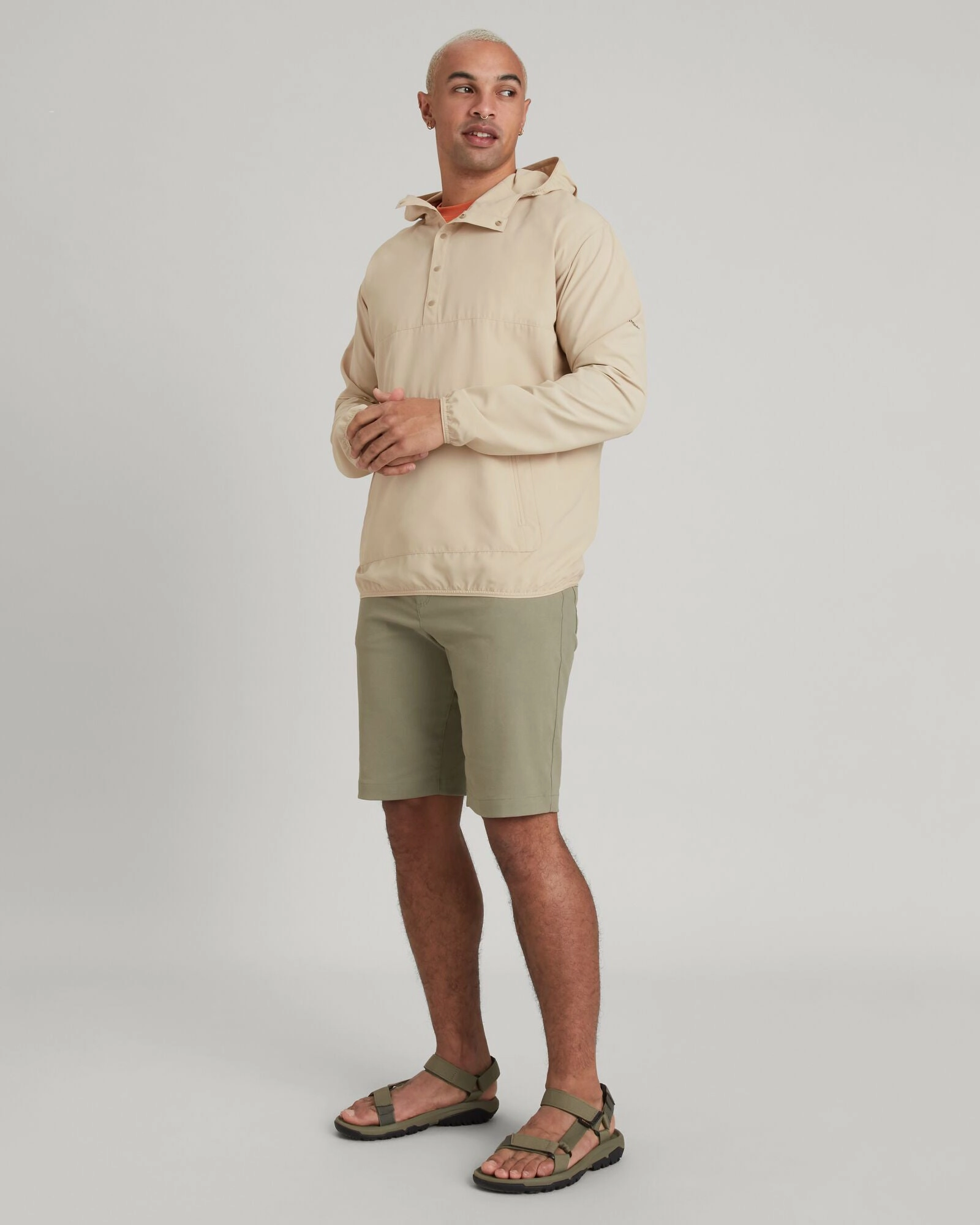 Smooth Finish SUN-Scout UPF Men's Long Sleeve Hooded Shirt - Drift