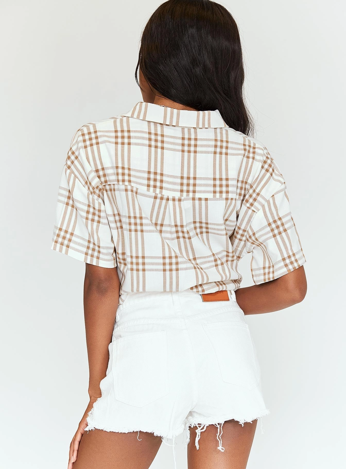 Elise Shorts White Anti Static Technology Flexible Gusset Design