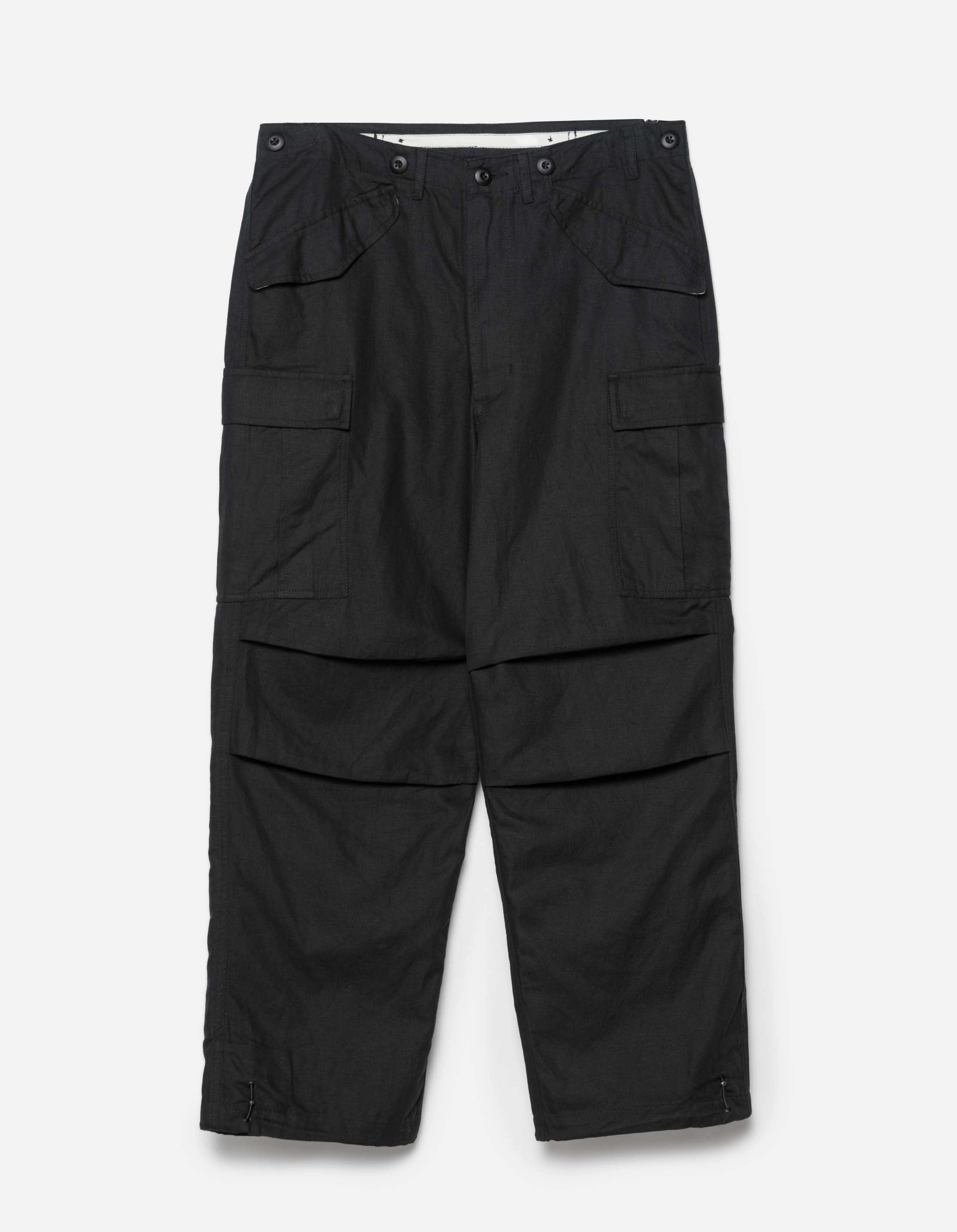 UVProtectiveLayer 6120 Hemp M65 Cargo Pants Black