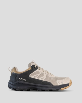 grip - improved running shoes Women's Oboz Katabatic Low Hiking Shoes - Snow Leopard