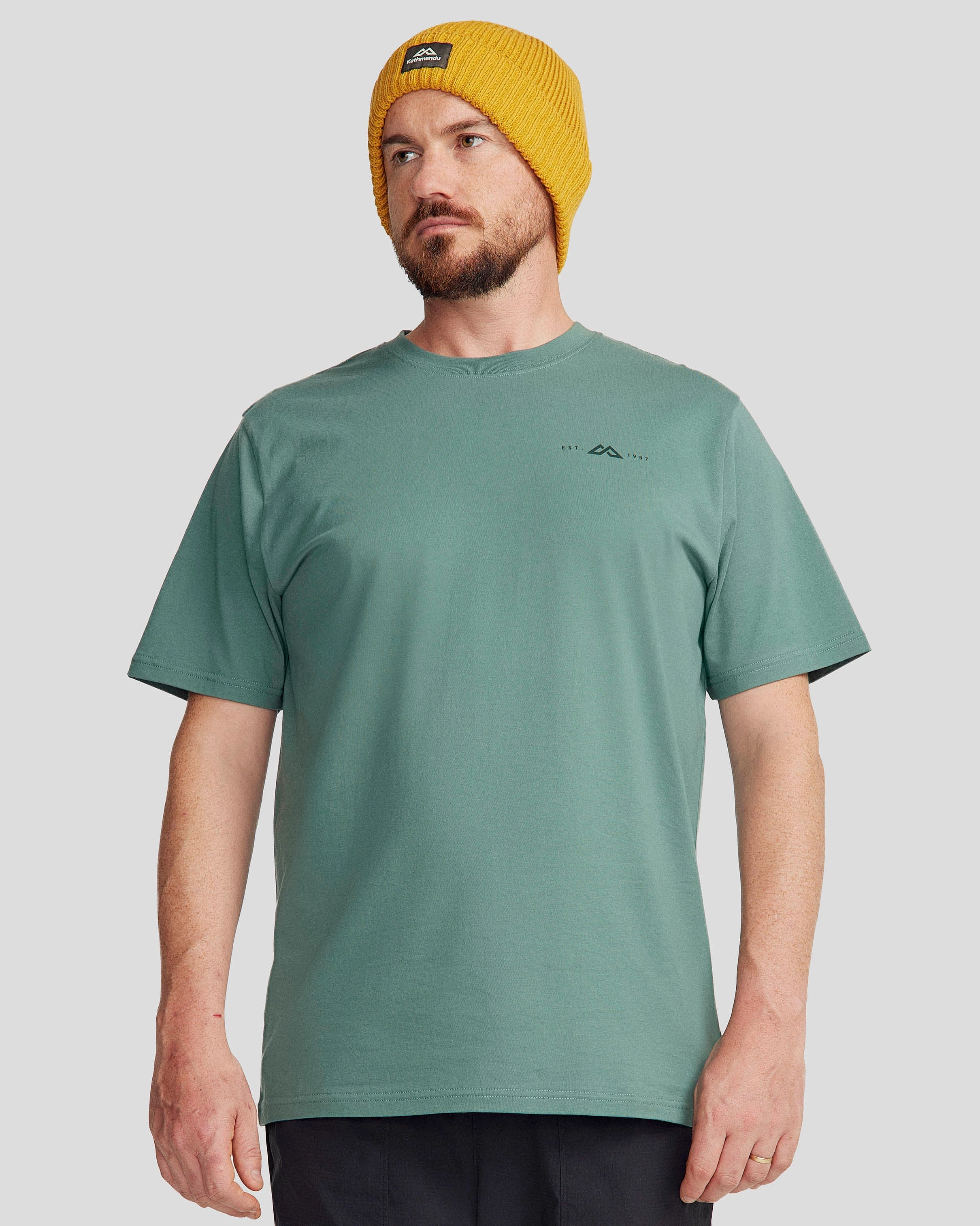 Casual Flex Men's 1987 Organic Cotton T-shirt - Light Forest