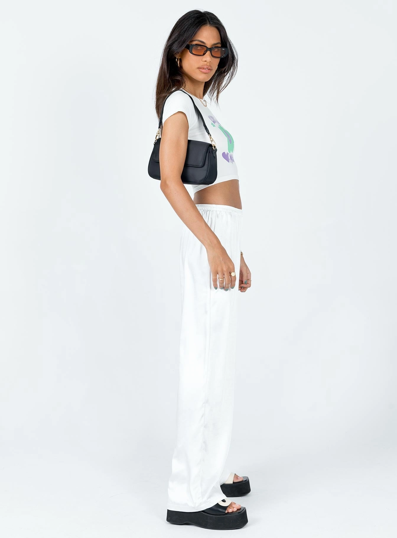 Nixie Pants White Outdoor Layer Clean Fit