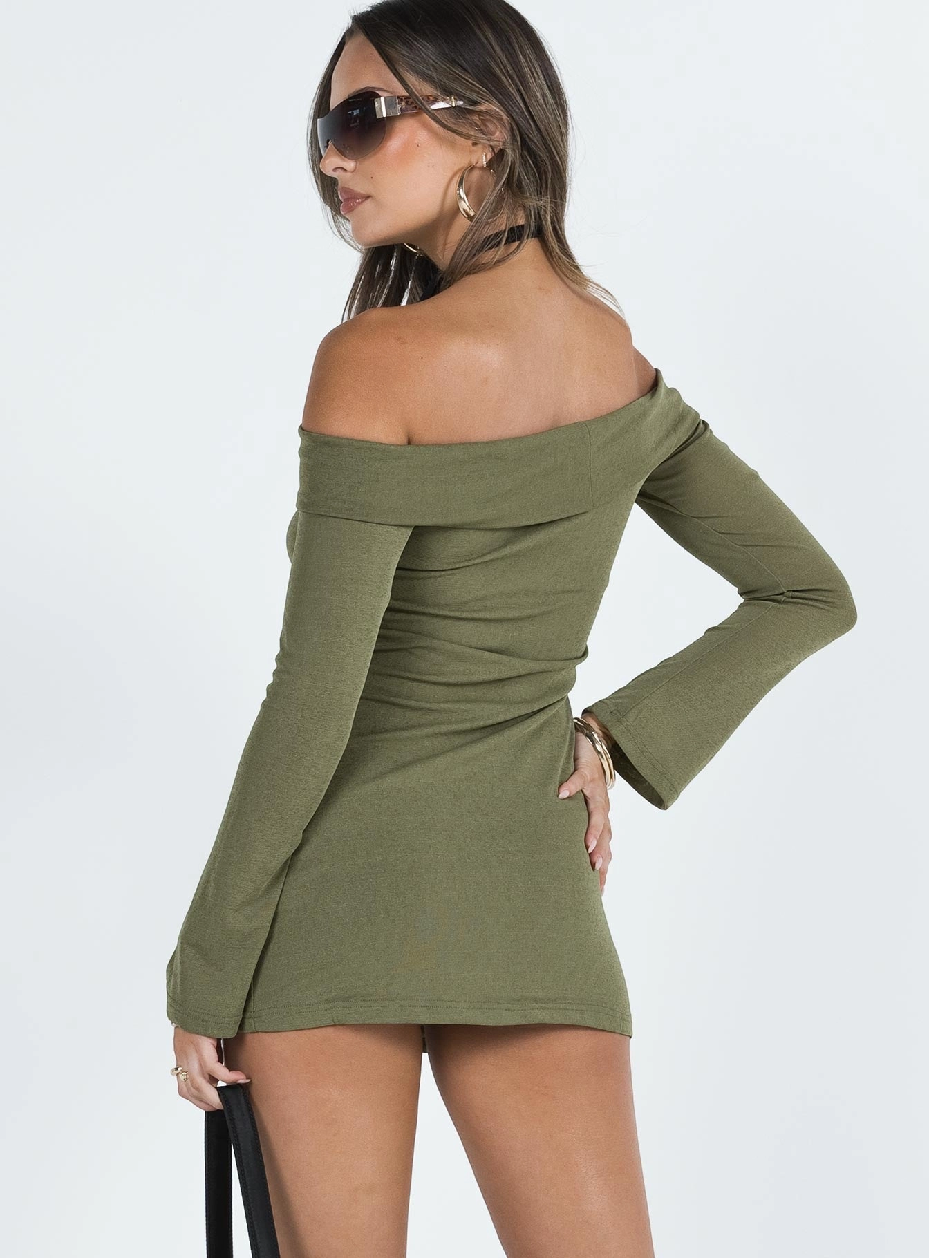 Essential Style Smooth Curve Anya Mini Dress Green