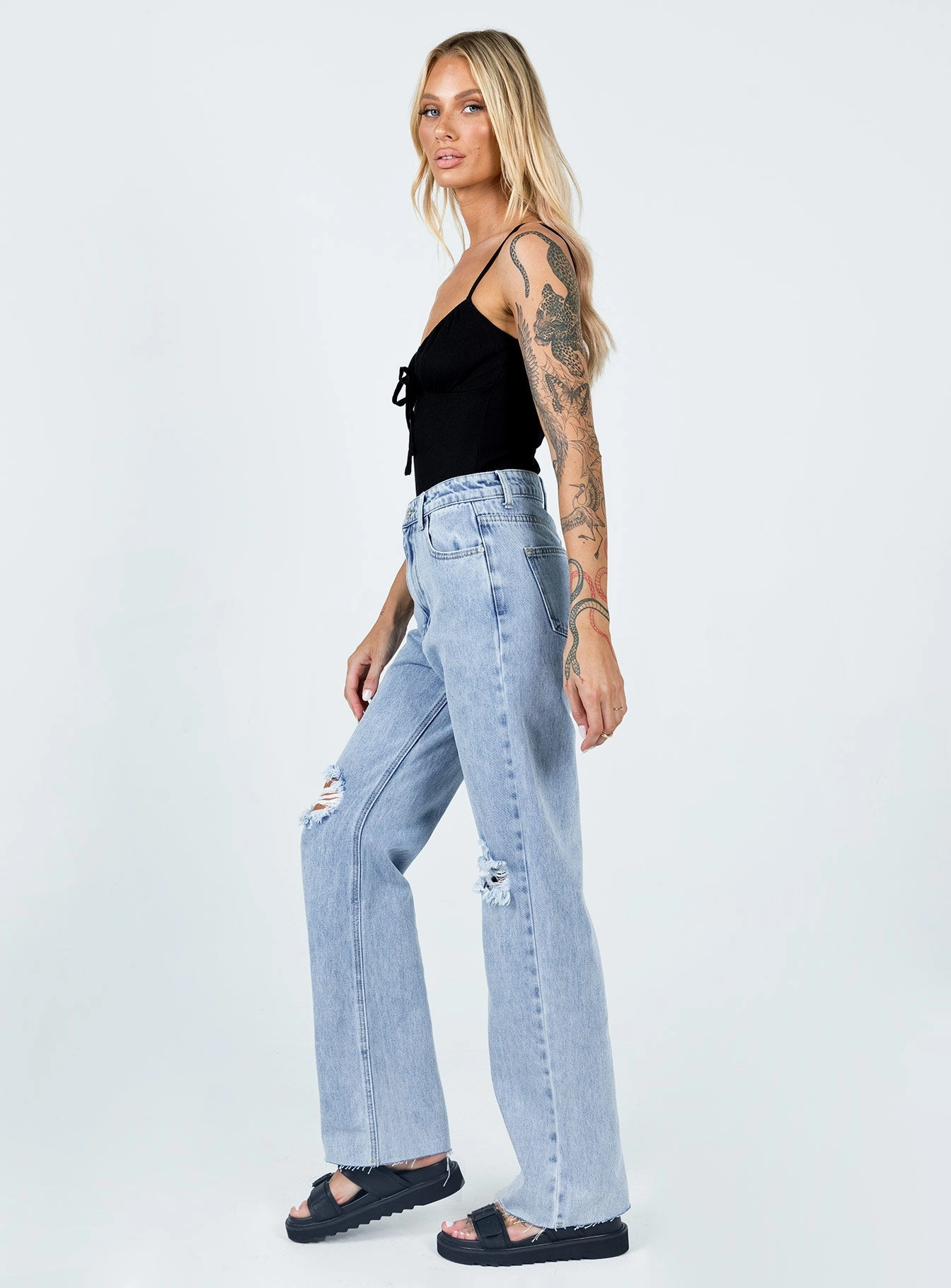 Lifestyle Choice Arcadia Lightwash Denim Jeans