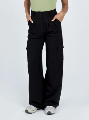 Comfortable Fashion Hygienic Coating Archer Cargo Pants Black