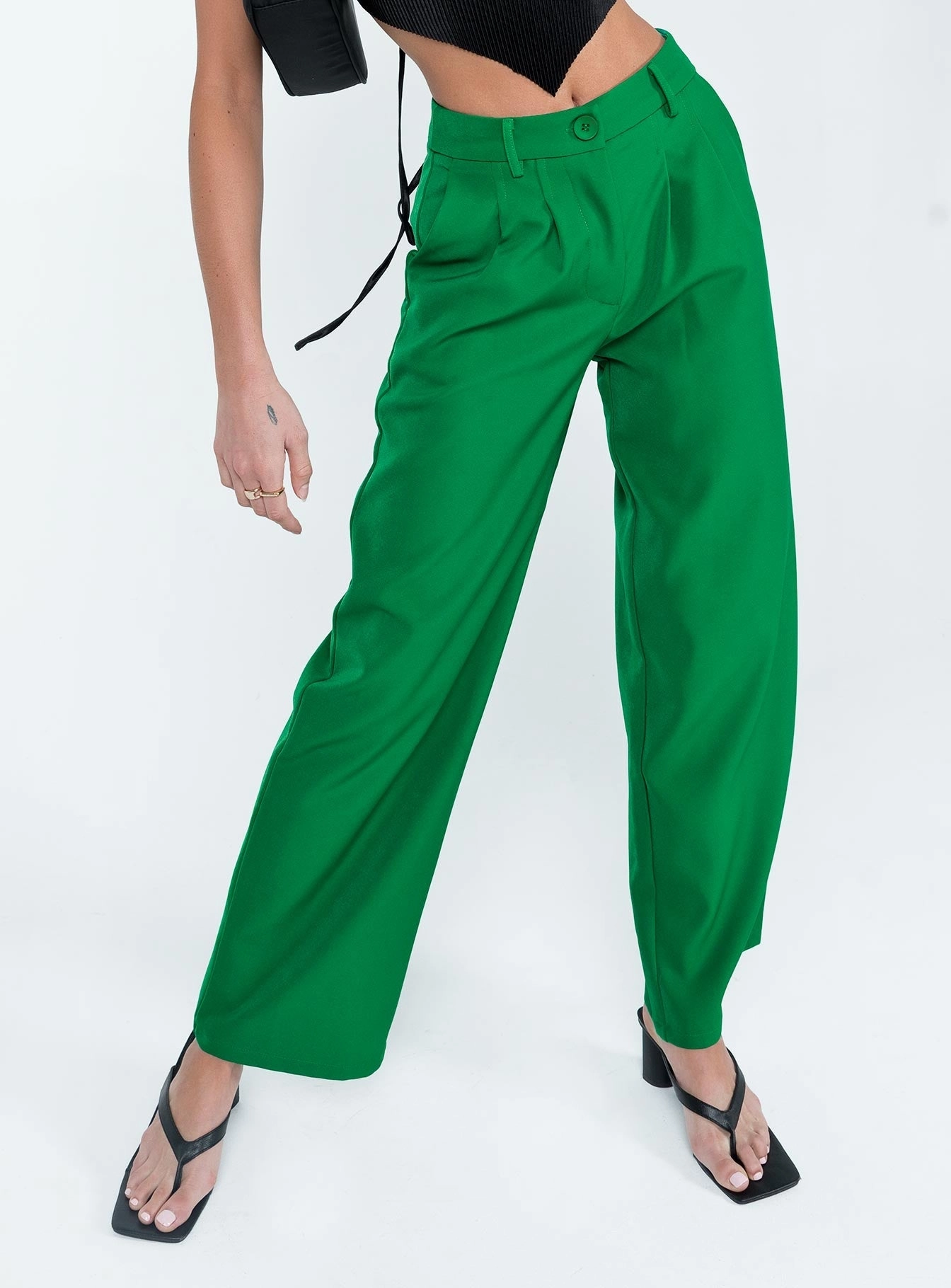 Simple Silhouette Archer Pants Apple Green