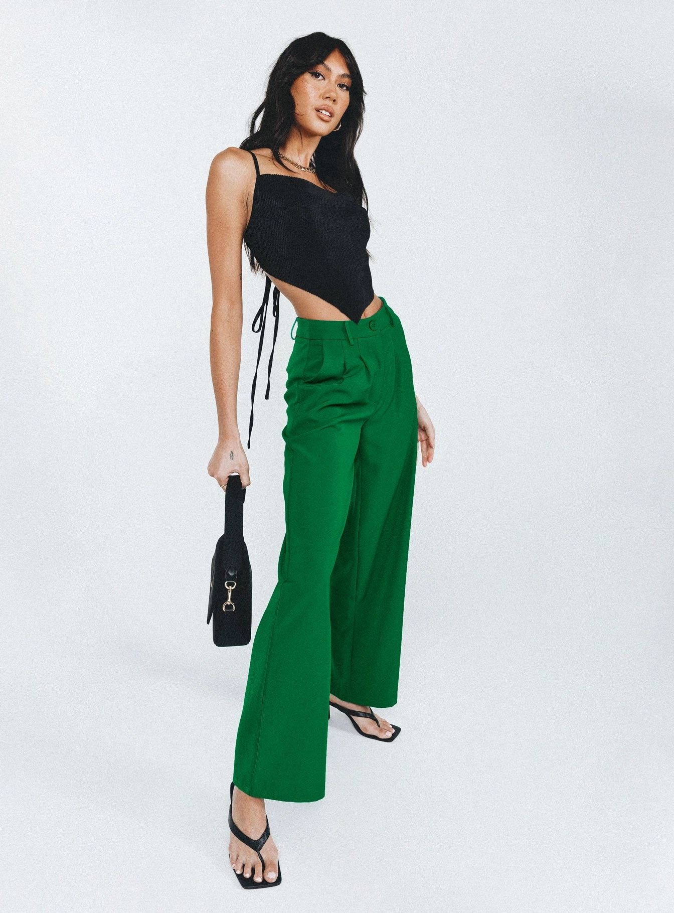 Archer Pants Apple Green Polished Look