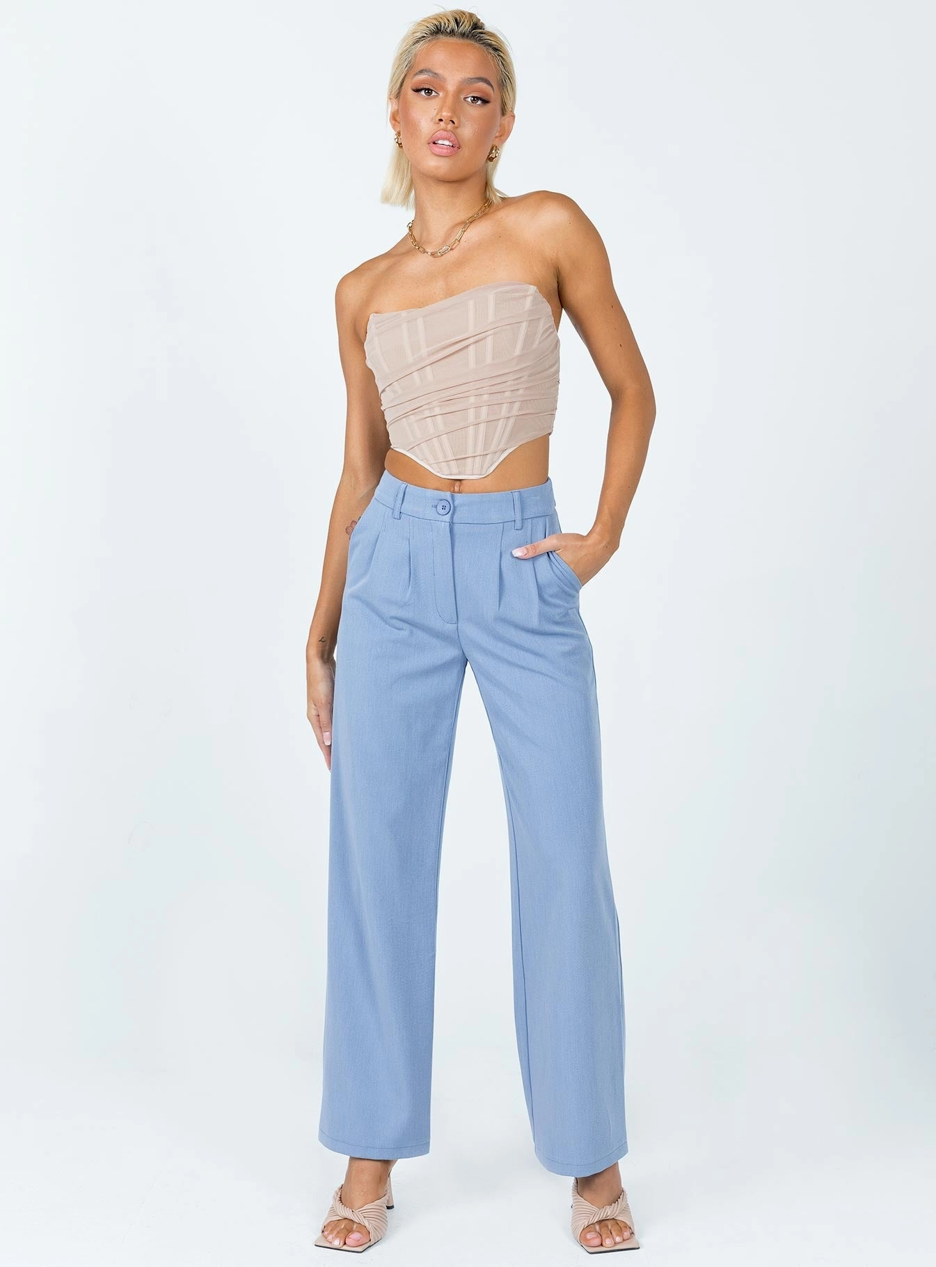 Archer Pants Blue Chilly Day Comfort Relaxed Comfort Fit