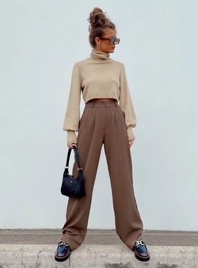 Archer Pants Brown Trendy Vibe
