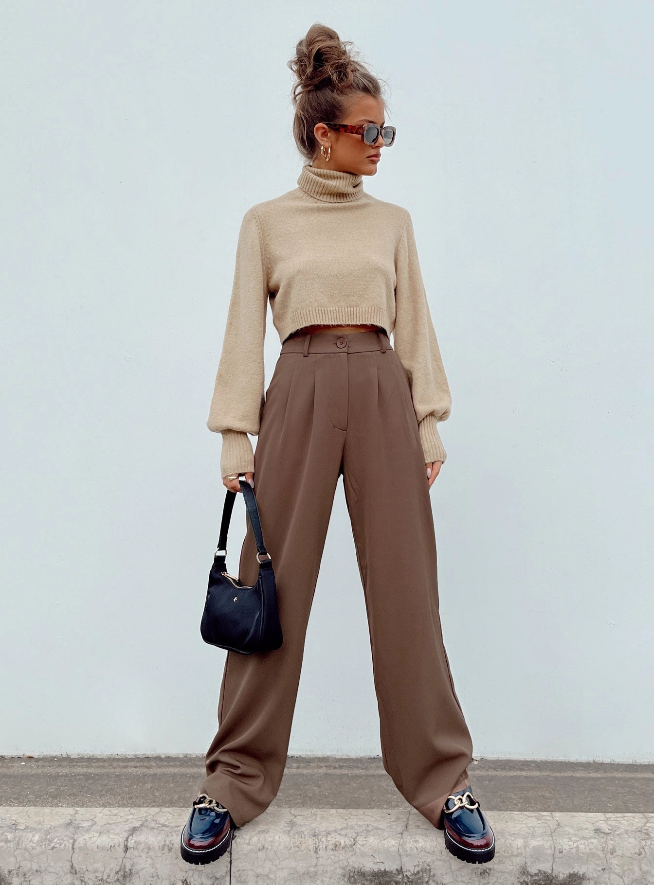 Archer Pants Brown Trendy Vibe