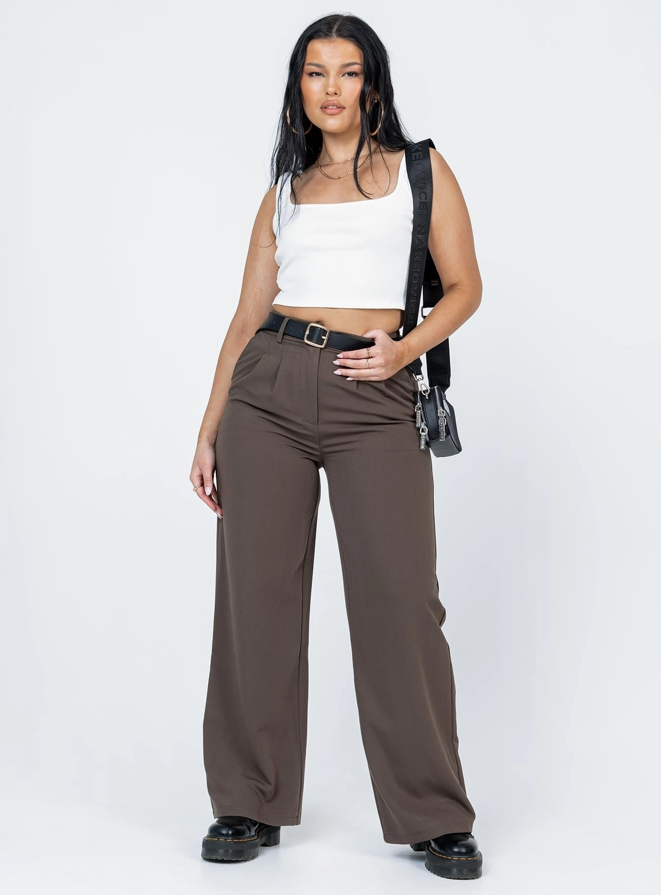 RipstopFabric MultiPocket Archer Pants Dark Brown