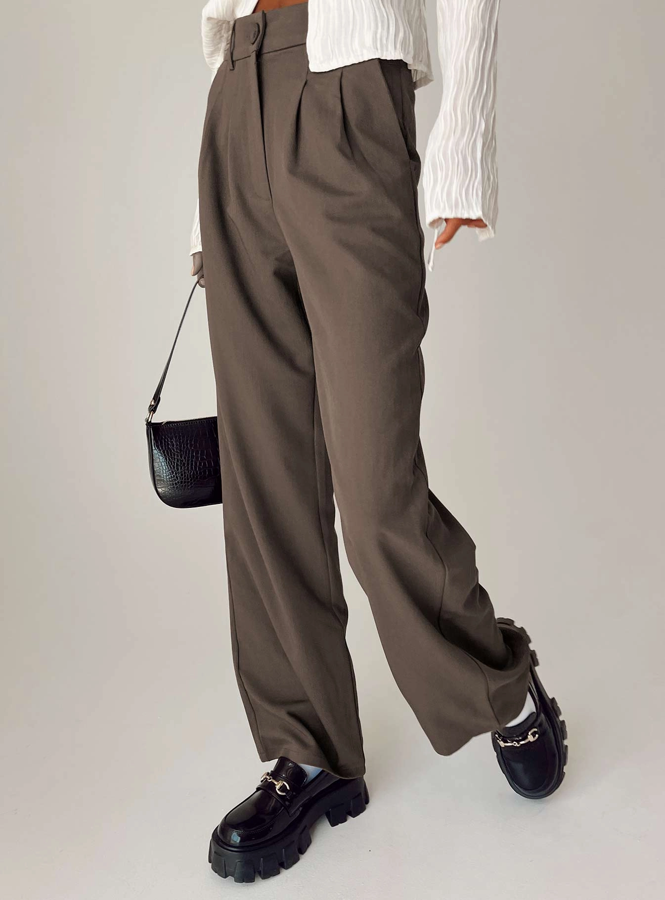 Chilly Weather Fit Dressy look Archer Pants Dark Brown