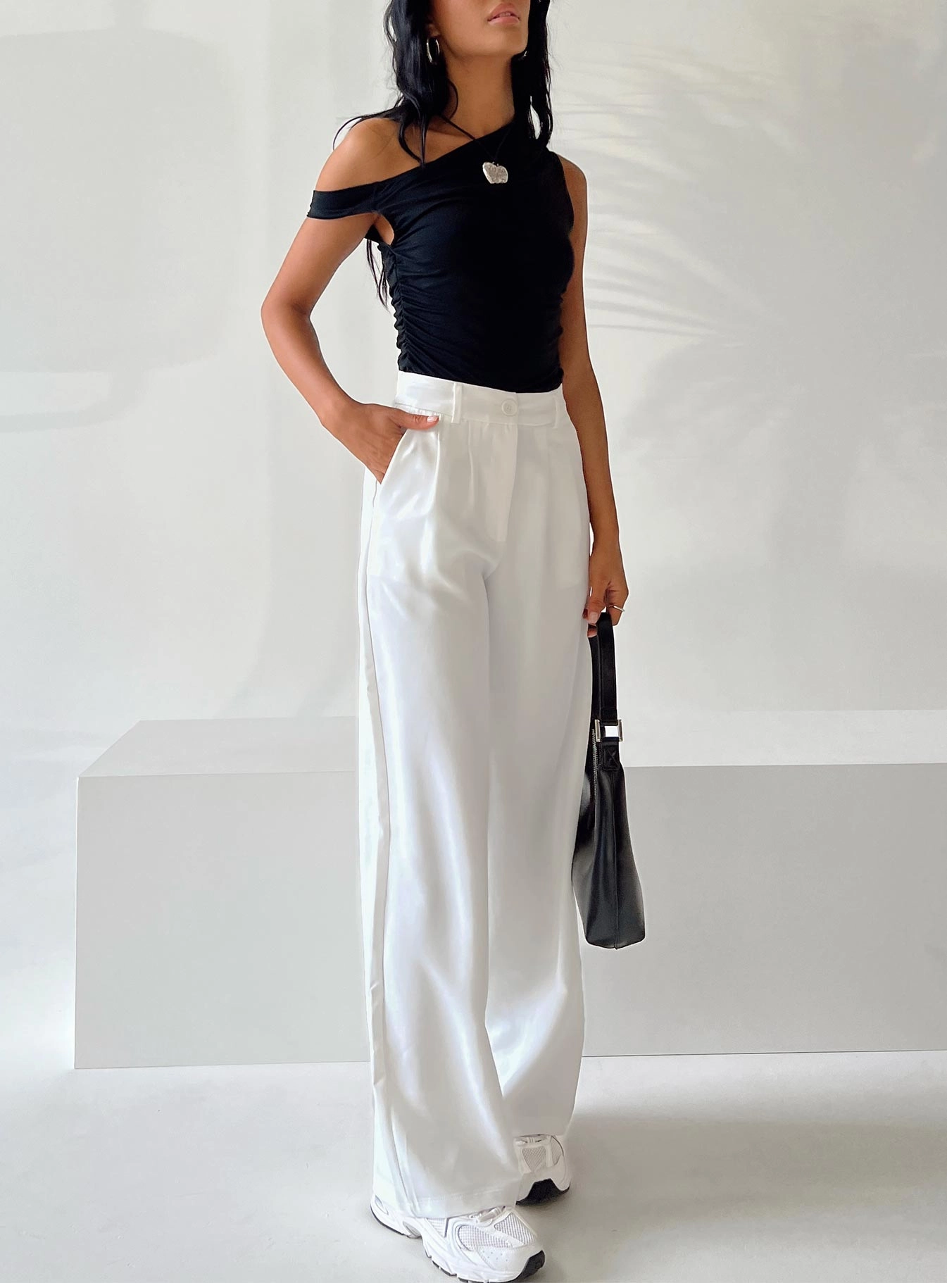 Archer Pants White Petite RegularFit