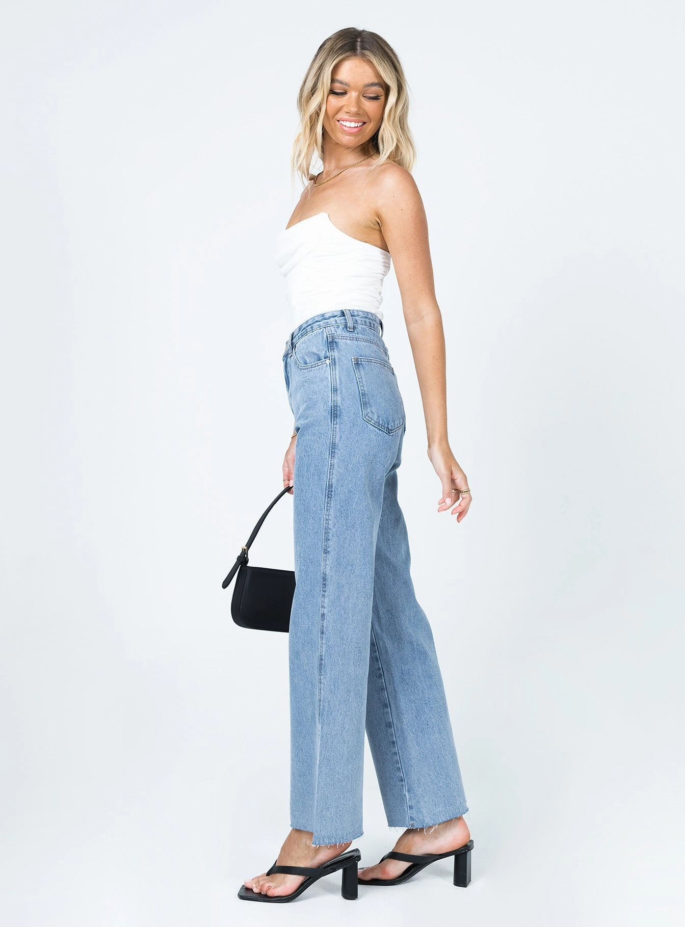 Tailored Fit Body Fit Ready Arlington High Rise Straight Leg Jeans Denim