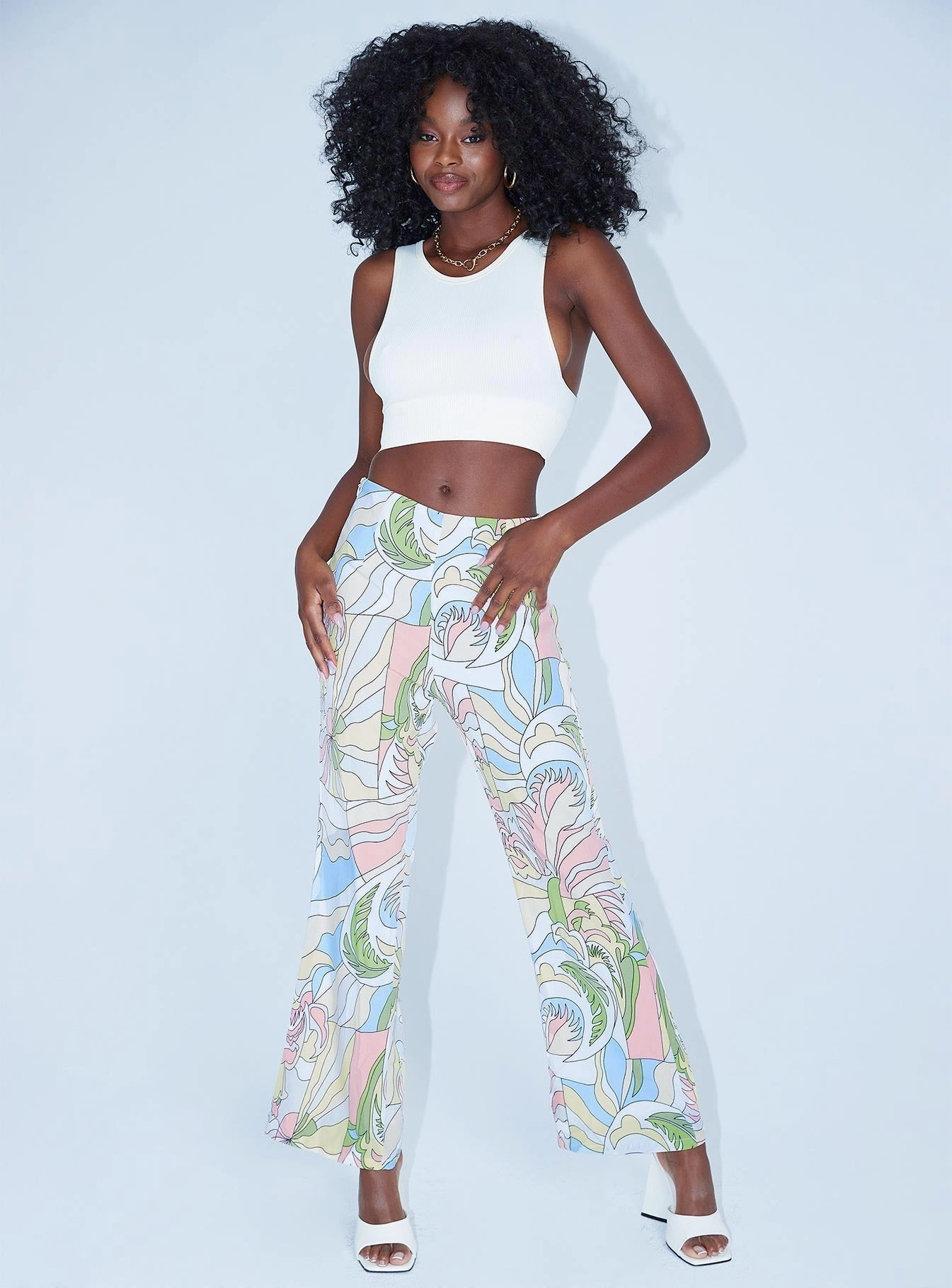 On The Move Arlowe Flare Pants Multi