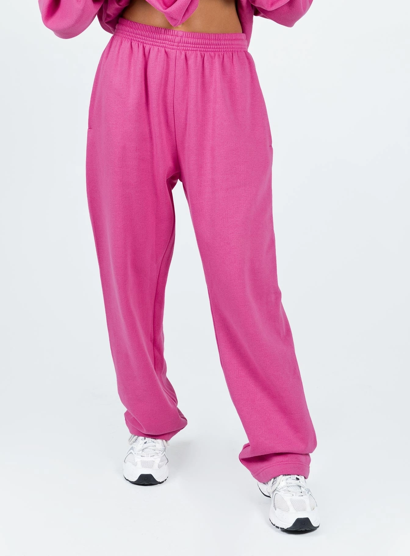 Everyday Must-have Utility Fit Arya Straight Leg Track Pants Pink