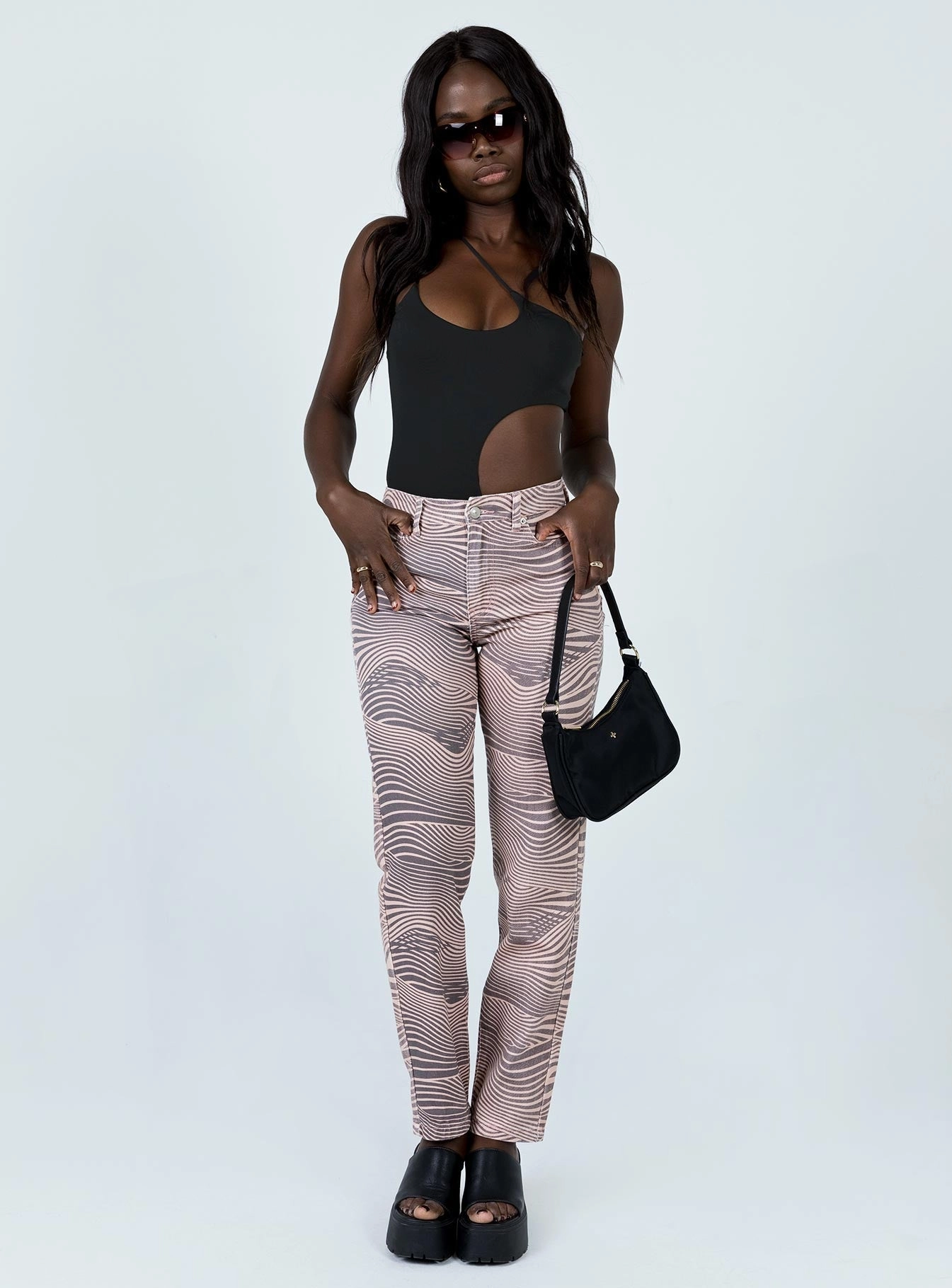 slim fit Aryana Straight Leg Jeans Multi