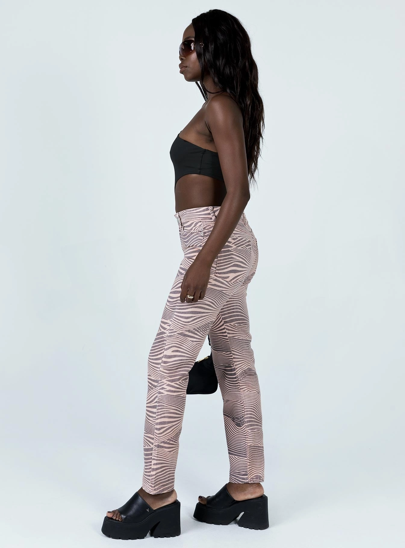 Everyday Party Look Aryana Straight Leg Jeans Multi