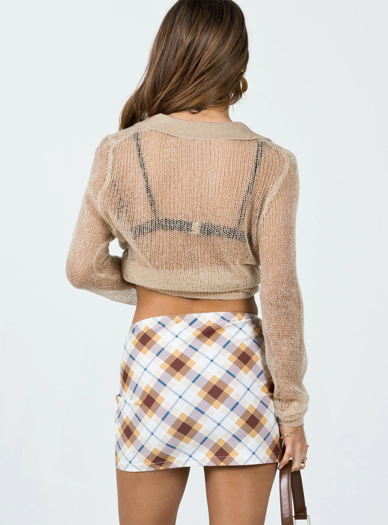 As If Mini Skirt Multi Mix Texture