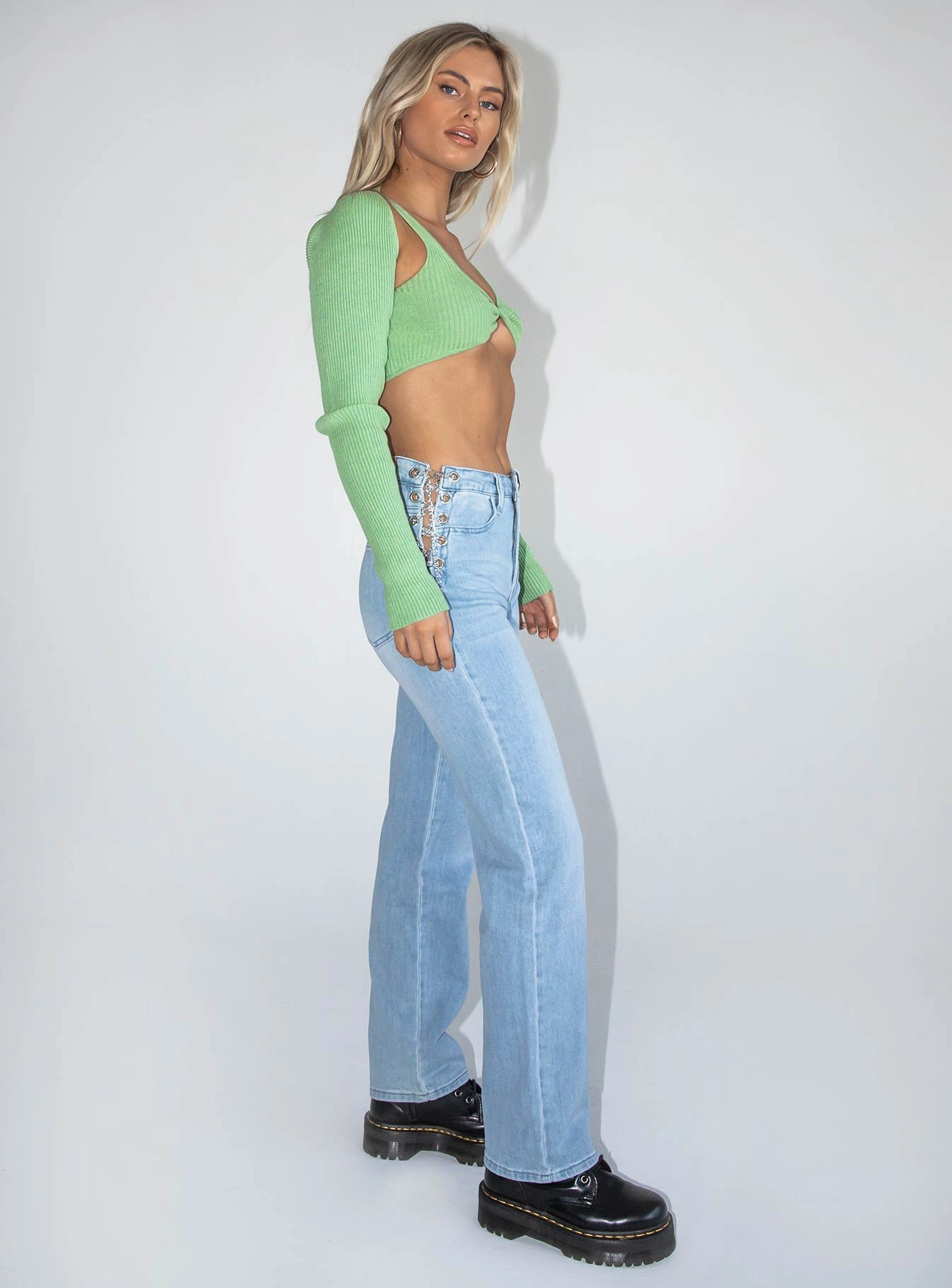 Odor Control Tech Ashli Denim Jeans