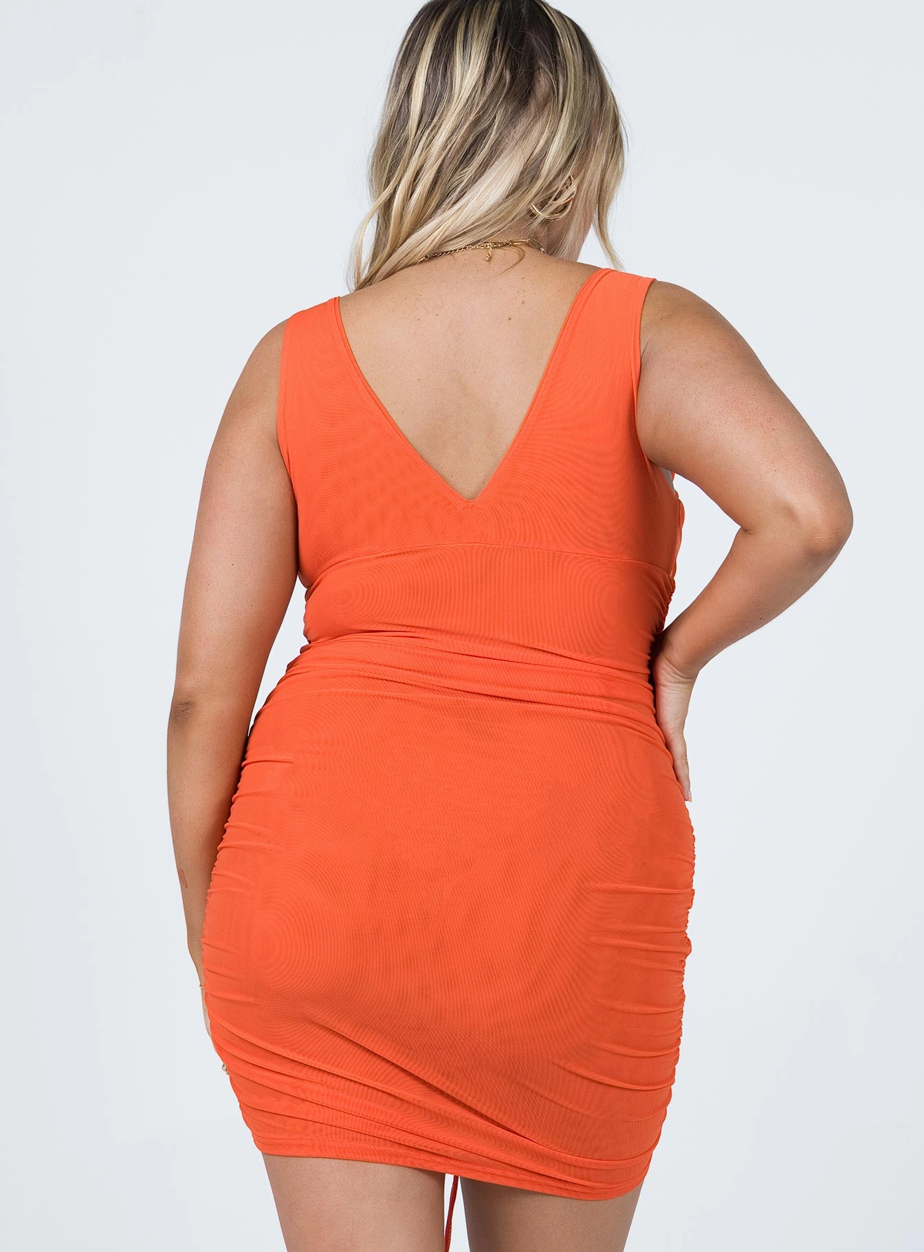 Avari Mini Dress Orange Elegant Appearance