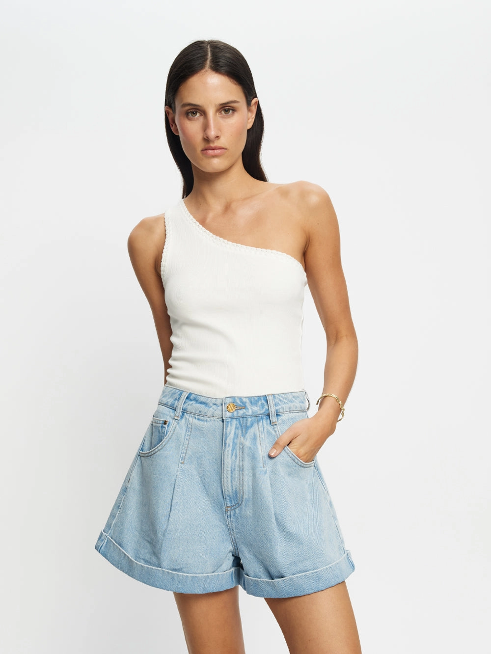 Avery Denim Short hypoallergenic material Workout Gear