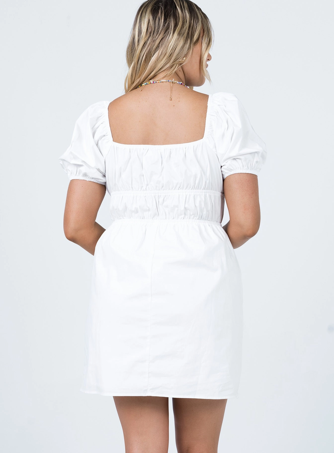 Aviana Mini Dress White Resort Ready Bright Feel
