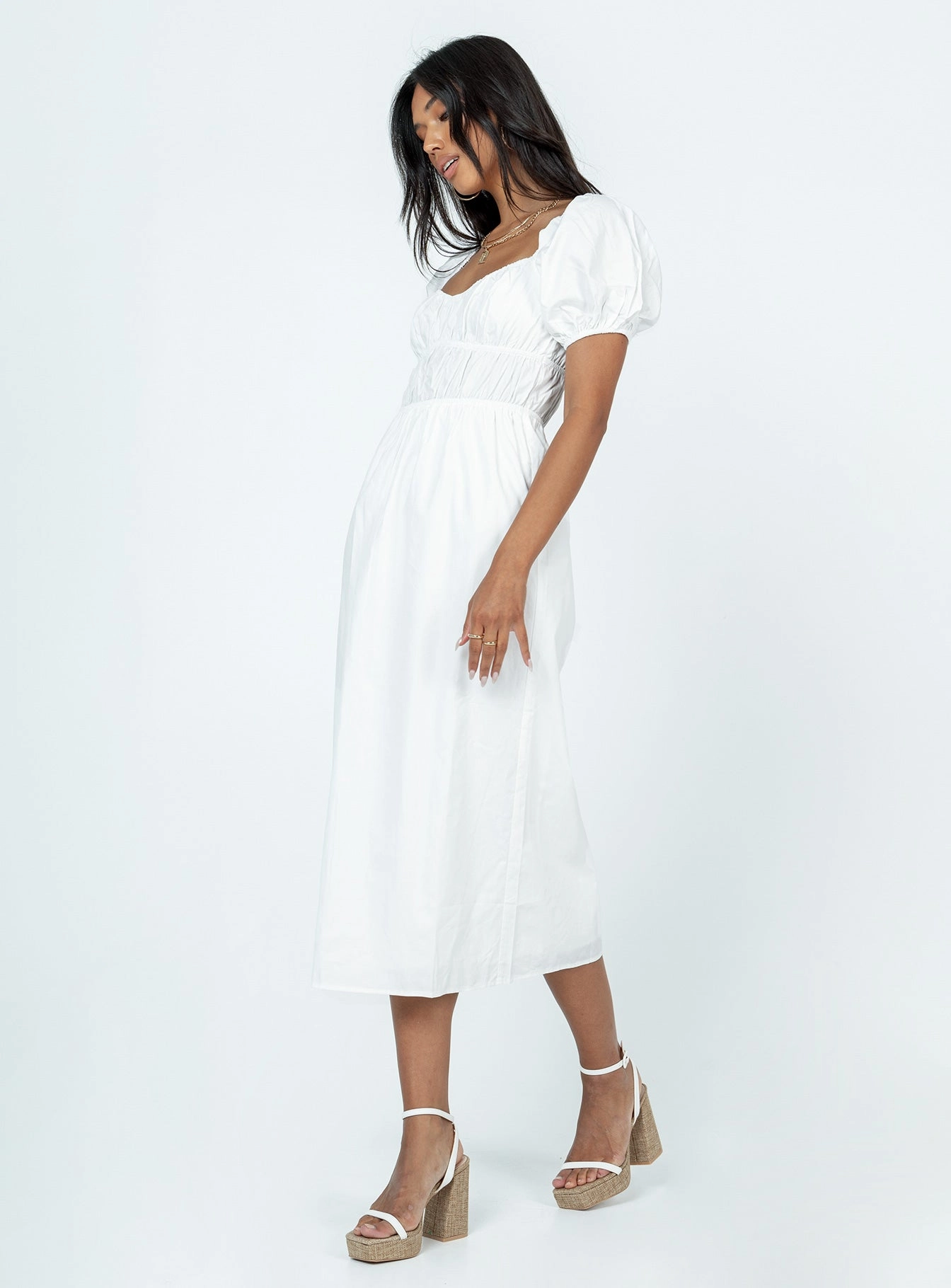 Comfortable Fashion Avianna Maxi Dress White