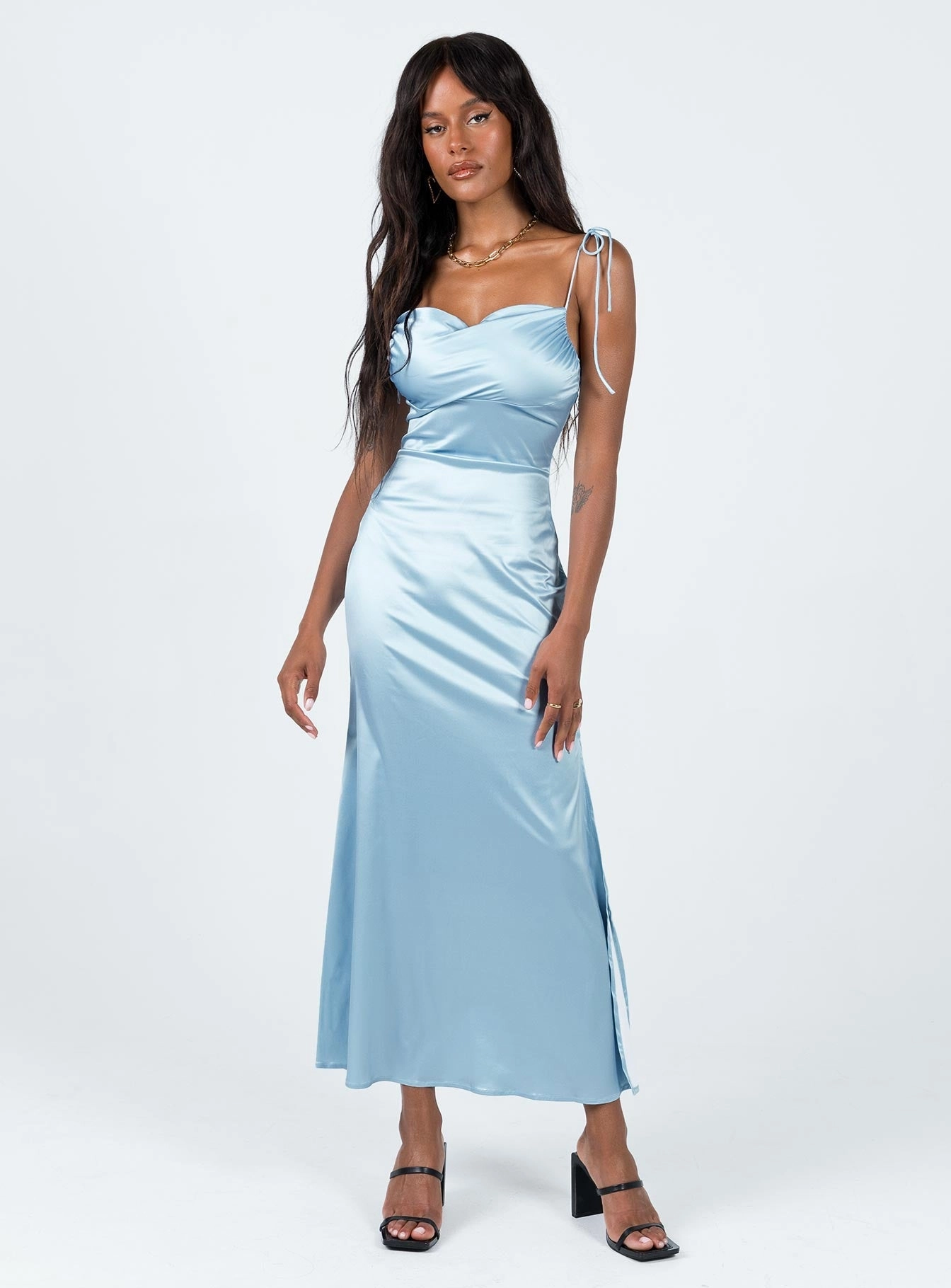 All Inclusive Social Ease Avriel Maxi Dress Blue