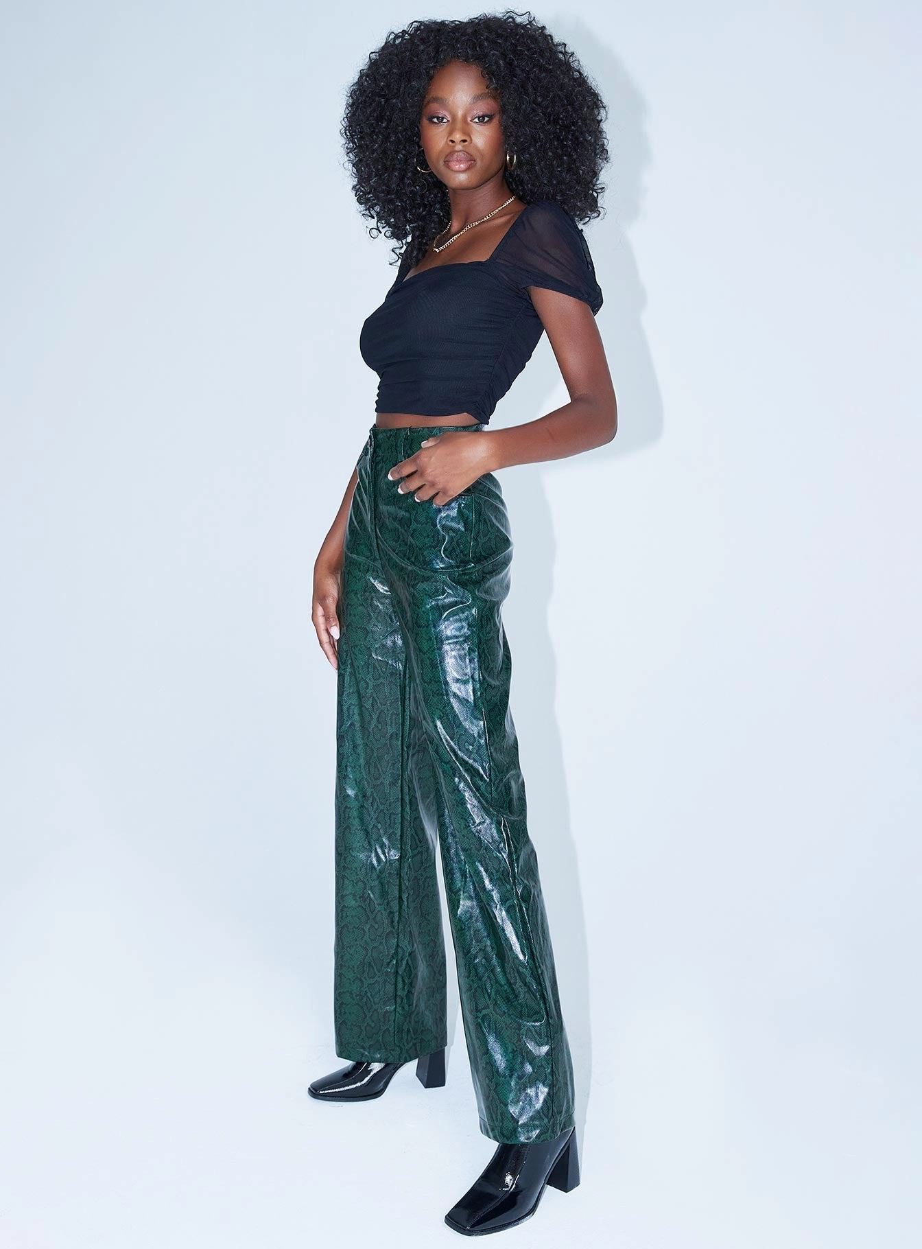 Bad Romance Pants Green Breathable Stretch Flexible Comfort Wear