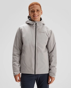 Men's Trailhead 2L Insulated Rain Jacket - Steel Grey Simple Look Neutral Tones