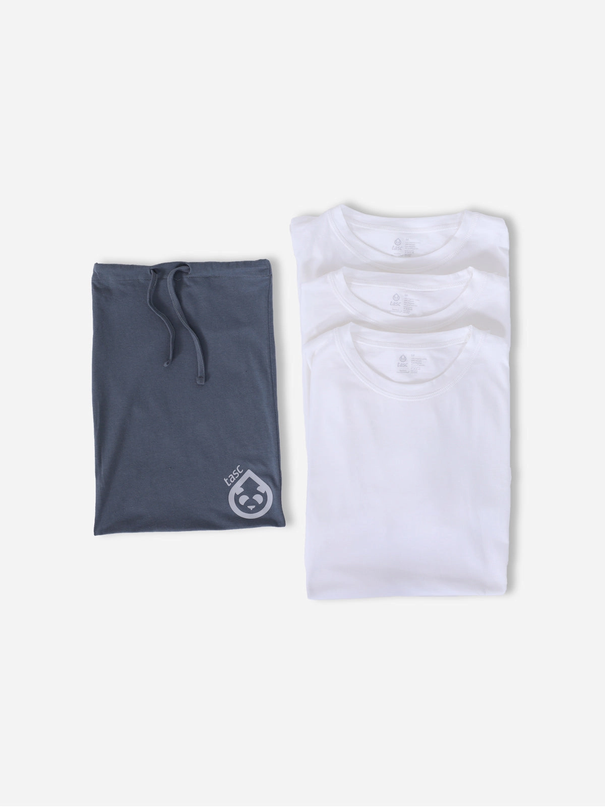 BamBare Crew Neck 3 Pack Durable Knit Structure Light Fit