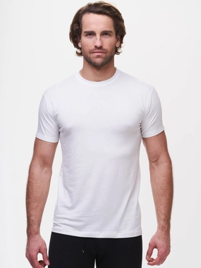 NoSideSeams BamBare Crew Neck Undershirt