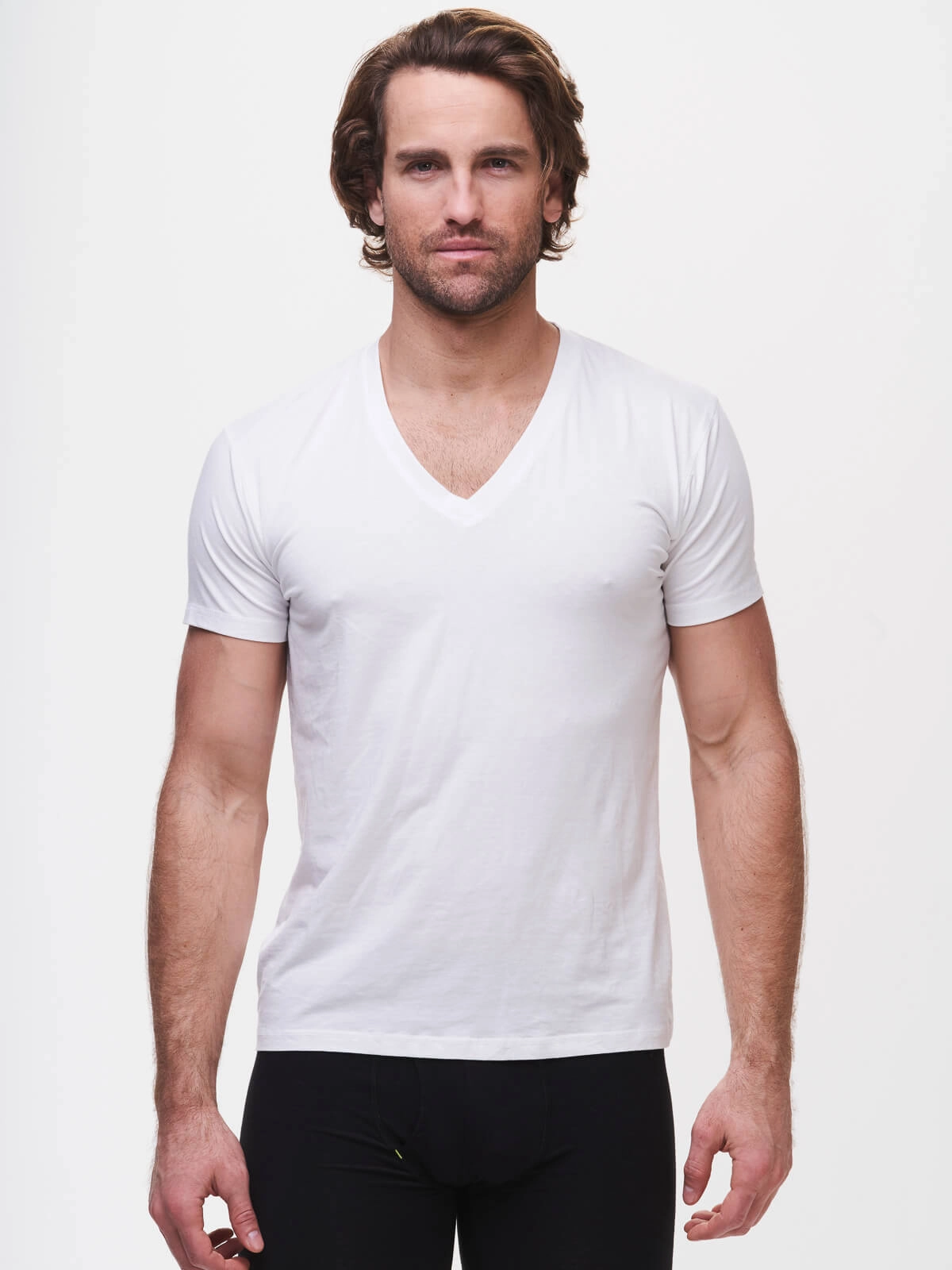 Fit for All Seasons BamBare V-Neck Undershirt