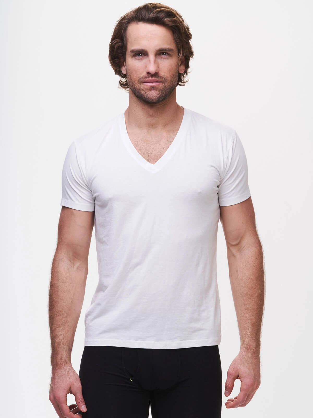 Sleek Fit Wear Teenager fashion BamBare V-Neck Undershirt