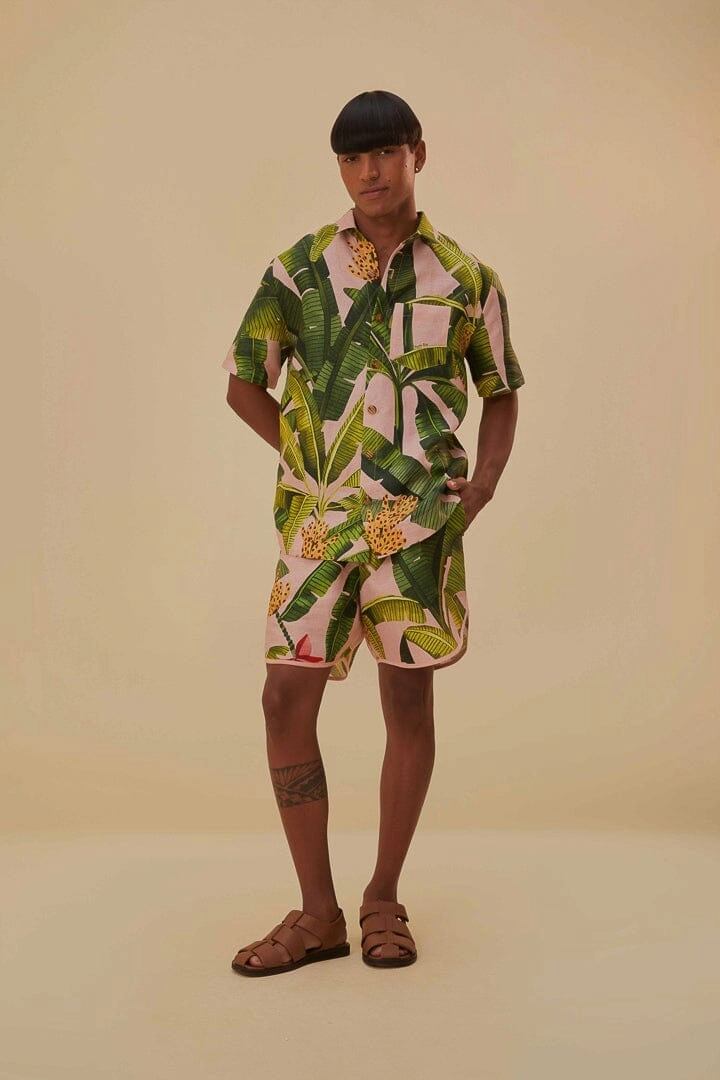 Banana Leaves Lenzing? Ecovero? Euroflax? Shorts athletic style