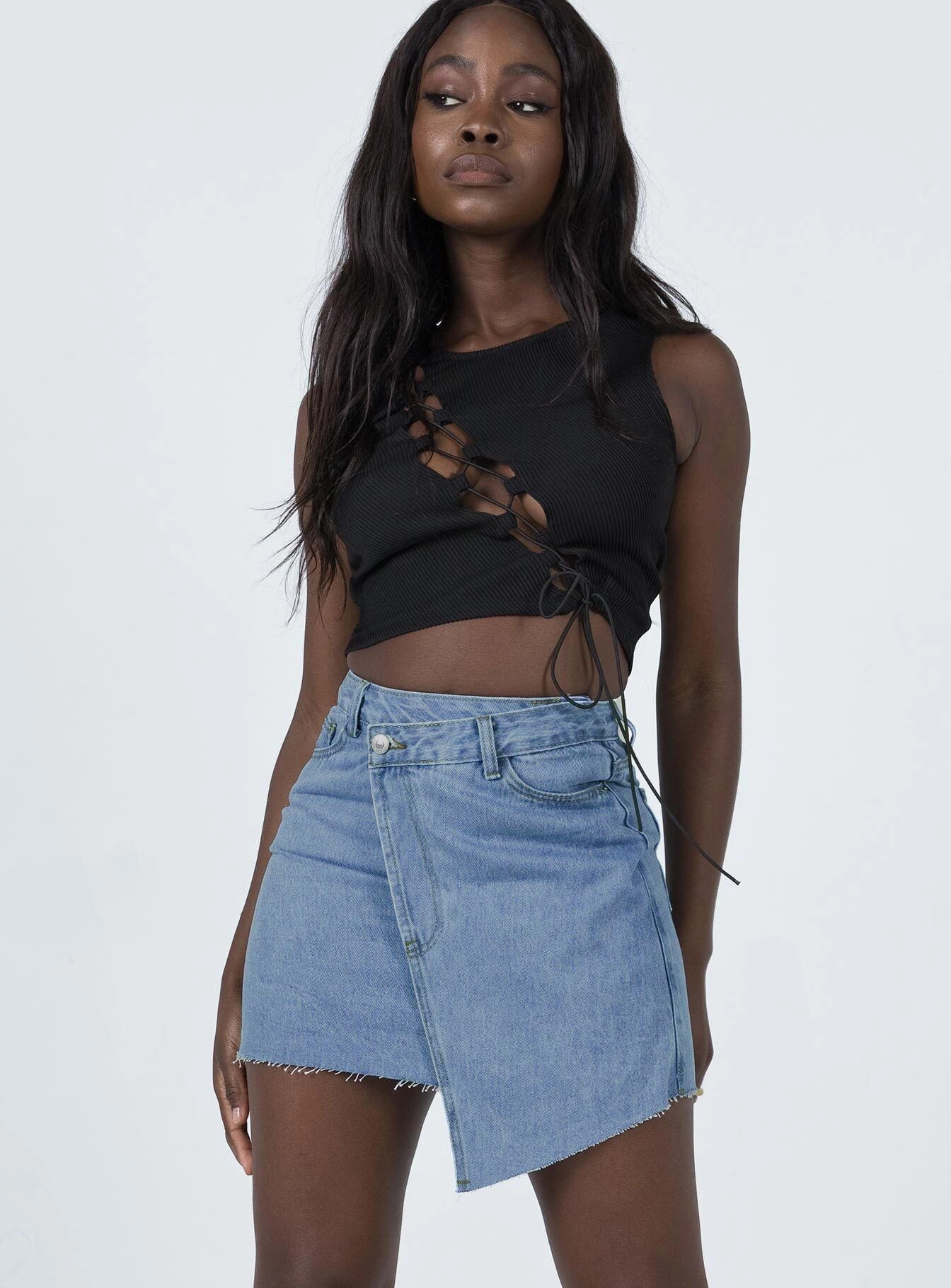 Simple looks Banksia Denim Mini Skirt