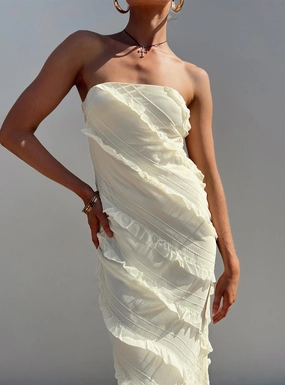 Baylie Maxi Dress Yellow Fit For All