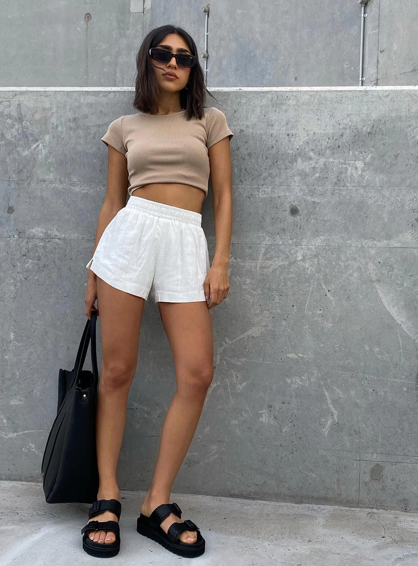 Flexible Fit Beach House Shorts White