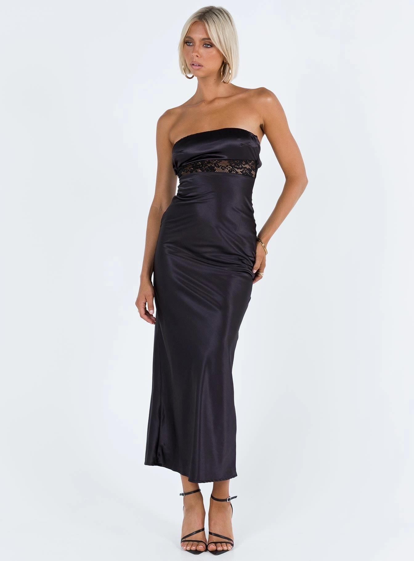 Bellwood Strapless Maxi Dress Black Perfect Wearable Fresh Combo