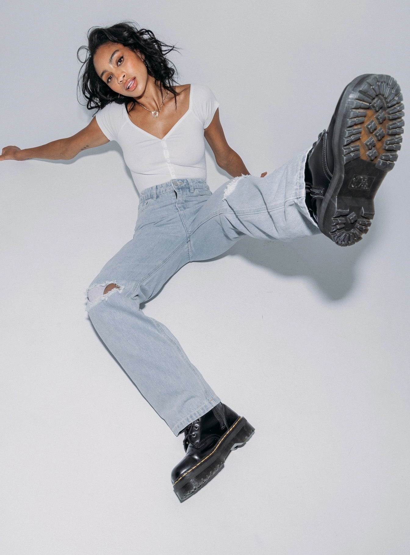 Relaxed Style Weekend Style High Quality Bertie High Rise Wide Leg Jean