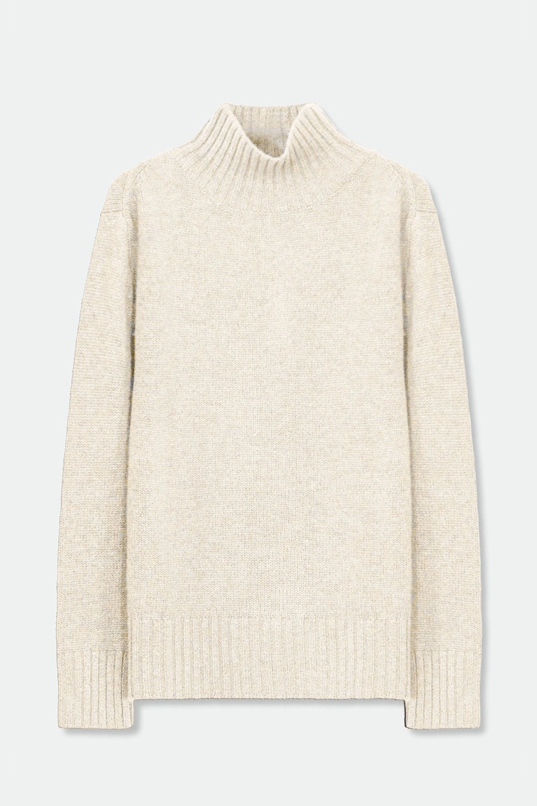 BERWICK TURTLENECK SWEATER IN CASHMERE MERINO 4 PLY KNIT Comfy Performance Fit Hypoallergenic Fiber