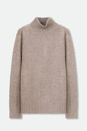 BERWICK TURTLENECK SWEATER IN CASHMERE MERINO 4 PLY KNIT Casual Layering Lightweight insulation