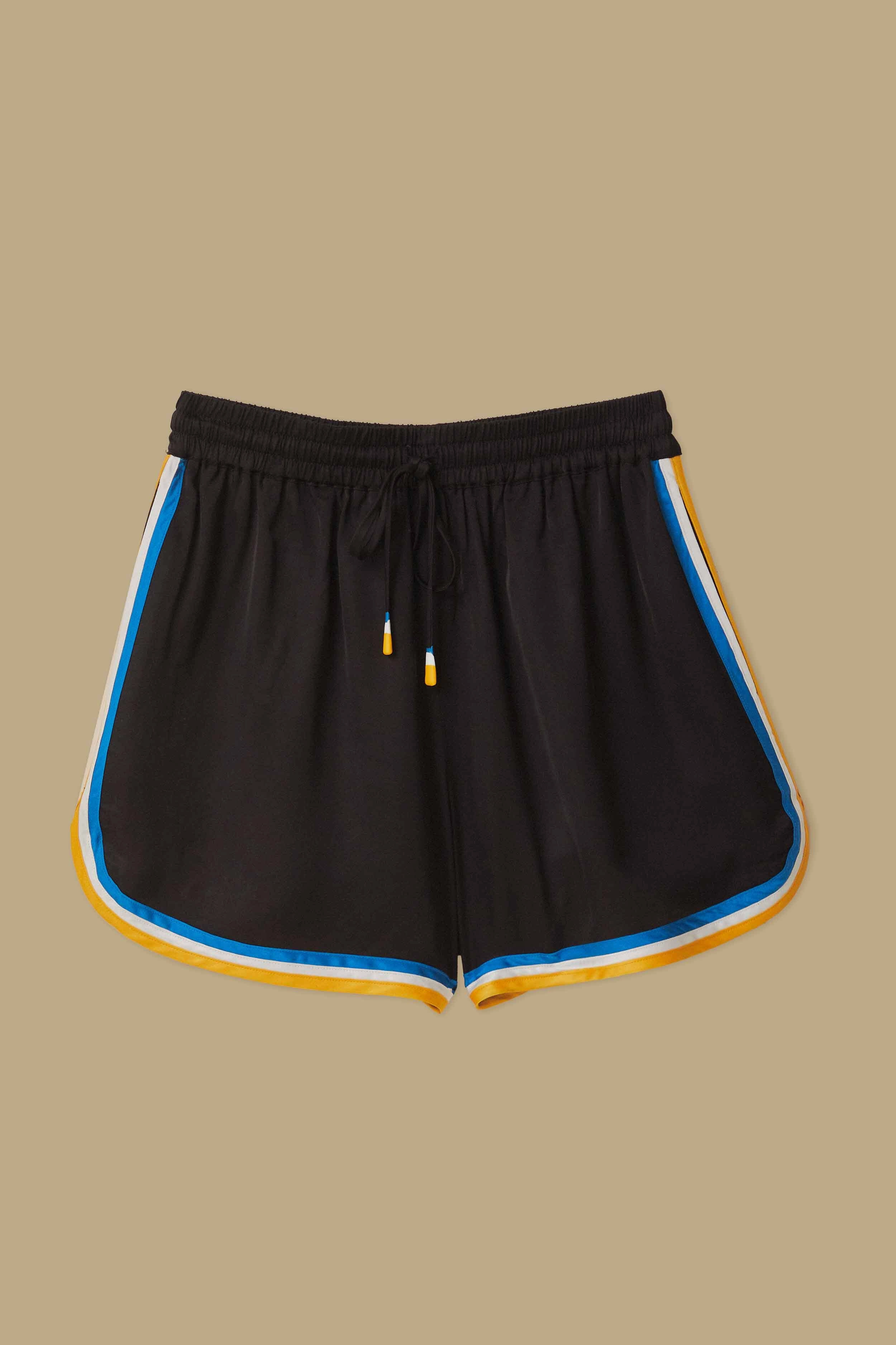 Comfort Cushion Heat Ready Black With Stripes Shorts