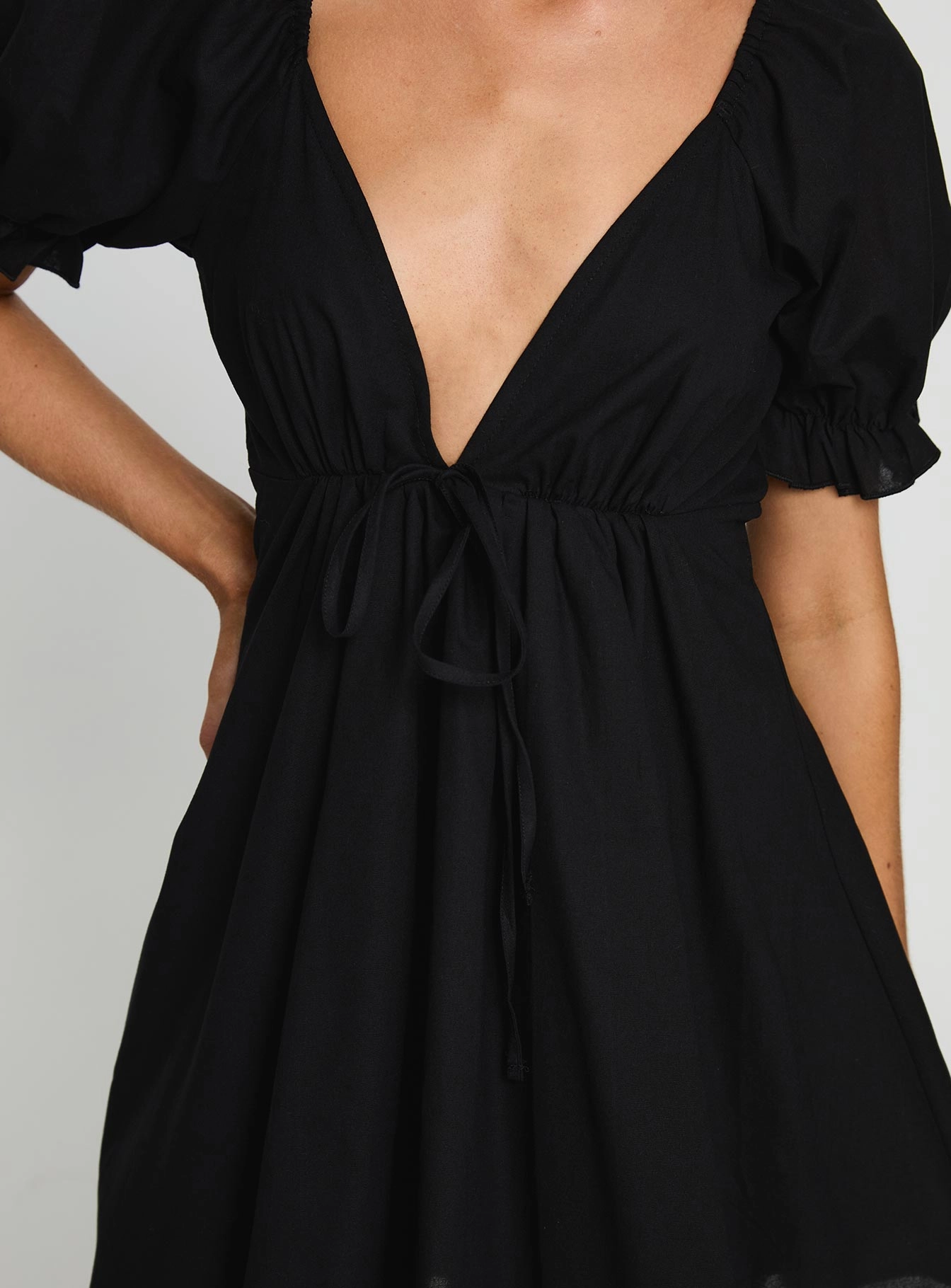 City Layers Comfy Comfort Blissful Mini Dress Black