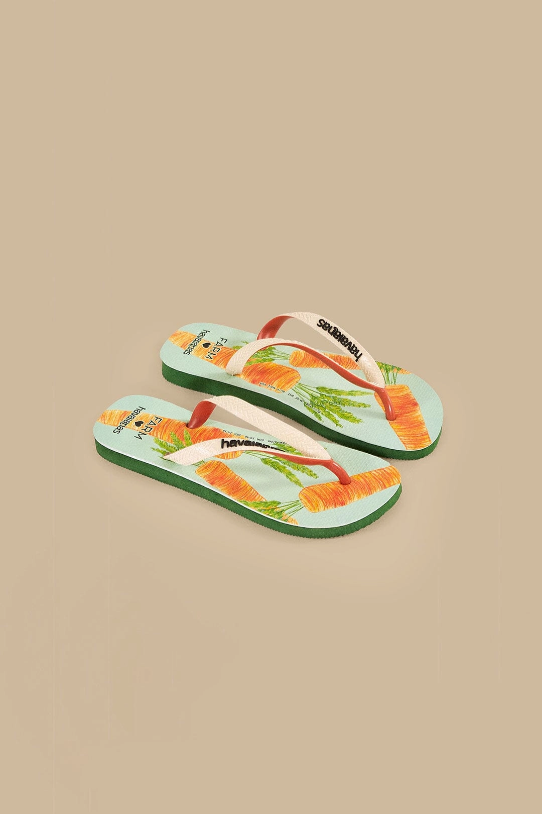 Soft Edge Blue Carrots Havaianas Sandals