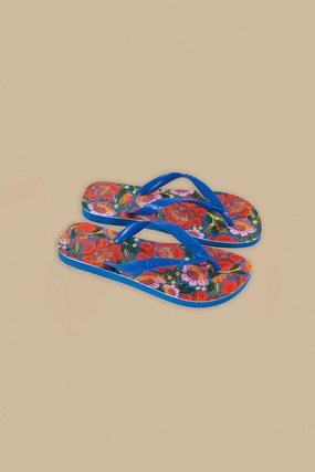 All-Age Fit Blue Flowers Garden Havaianas Sandals